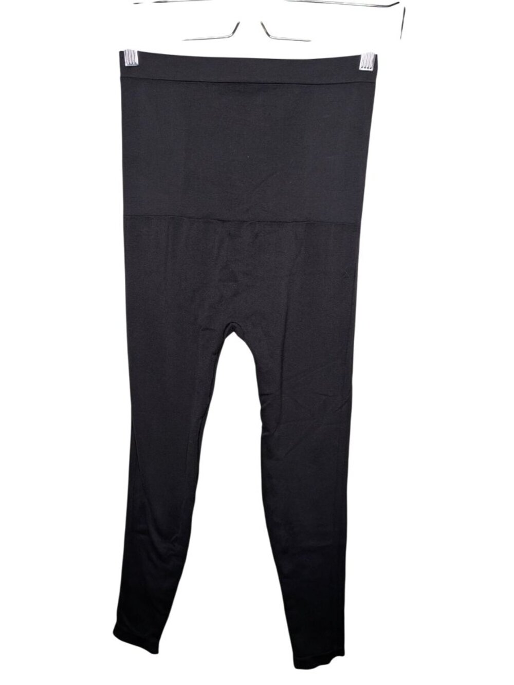 Spanx Look At Me Now Seamless Black Leggings L